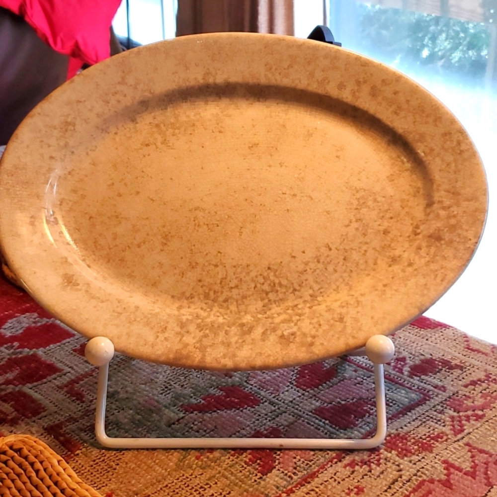 Antique IRONSTONE Tray/Plater"Vintage"Pristine"